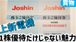 【3月/9月】上新電機｜1株だけで株主優待貰いながら長期認定された！